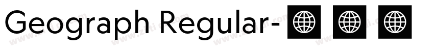 Geograph Regular字体转换